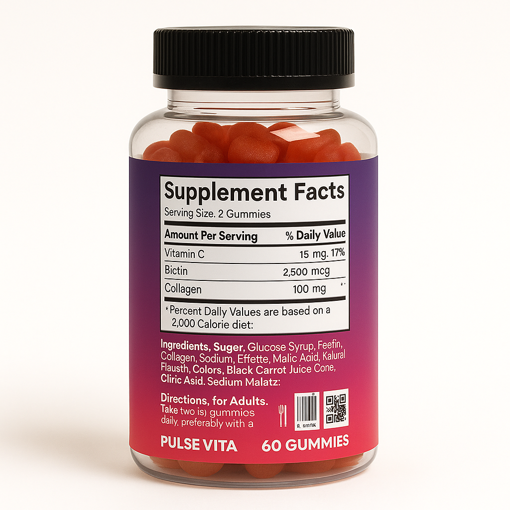 Pulse Vita Collagen Gummies | Hair, Skin & Nails